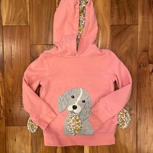 Mini Boden puppy sweatshirt size 6-7
